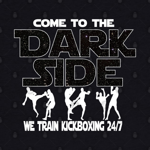 Kickboxing T-shirt - Come To The Dark Side by FatMosquito